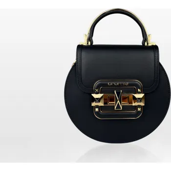 Kabelka CROMIA IT JEWEL – kožená kabelka – černá