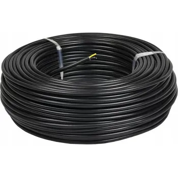elektrický kabel Zemní elektrický kabel drát YKY 0,6/1kV 3x2,5mm2 ČERNÝ 100m MERCOR
