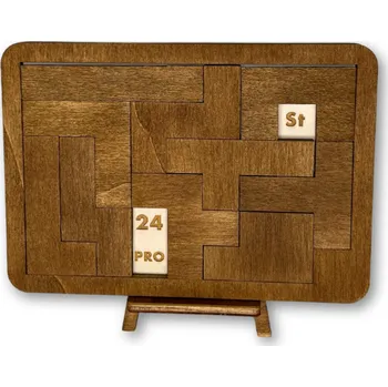 Hlavolam WoodenPuzzle.cz Nekonečný hlavolam Barva: Palisandrová lazura