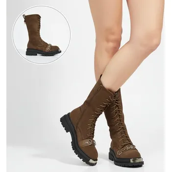 Dámská zimní obuv Hnědé Dámské kotníkové boty Werces 39