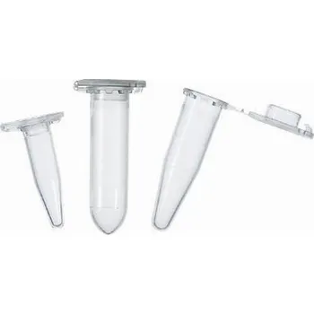 Jednorázové nádobí Zkumavky EPPENDORF 0,5 ml, s víčkem - 100 ks