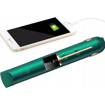 Žehlička na vlasy Žehlička Na Vlasy na vlasy pro zajímavé dámské účesy 2v1 zelená keramická s LCD displejem