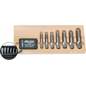 Závitořezný nástroj Sada závitníků G1/8" - 1" VÖLKEL