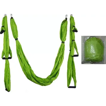 Plavecké rukavice Aerial jóga závěs na yogu - zelená (YGA1)