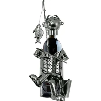 Stojan na víno Dini Stojan na víno, rybář v sedě