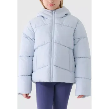 Dívčí bunda 4F dívčí péřová bunda 4FJWAW25TDJAF615 modrá (164) (164, modrá)