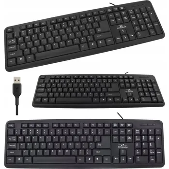 Klávesnice Drátová klávesnice Titanum TK101 USB černá