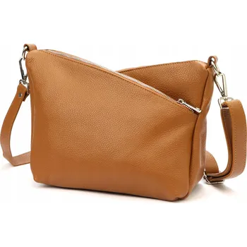 Kabelka LUKA kabelka z pravé kůže hnědá