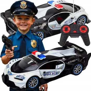 autíčko AUTO AUTÍČKO Policie POLICEJNÍ AUTOMOBIL SPORTOVNÍ OVLÁDANÝ DÁLKOVÝ OVLADAČ