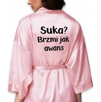 Podprsenka SATÉNOVÝ ŽUPAN Růžový Dárek Pro Kamarádku Manželku S*ka? Zní To Jako Povýšení