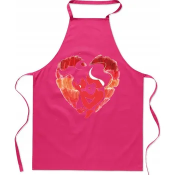 Kuchyňská zástěra Zástěra Svátek Matek Maminka a dítě Módní potisk Dárek