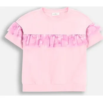 Dívčí tričko Dětské tričko Coccodrillo růžová barva, COSMIC GIRL KIDS WC5143203CGK 30X, vel. 110