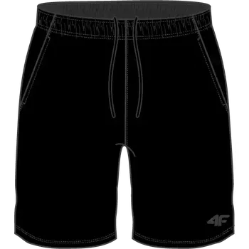 4F pánské tréninkové šortky 4FWSS25TFSHM0911 černé (XXL) (XXL, černá)