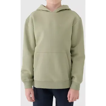 Chlapecká mikina 4F chlapecká mikina s kapucí 4FJWAW25TSWSM1945 zelená (164) (164, zelená)