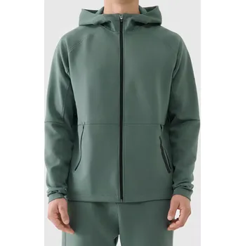 Pánská mikina 4F pánská mikina s kapucí bavlněná 4FWAW25TSWSM1865 zelená (XL) (XL, zelená)