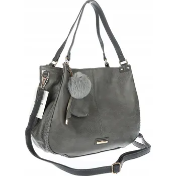 Kabelka CHARRO kabelka z eko kůže šedá