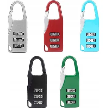 Visací zámek Číselný visací zámek s kolíkovým mechanismem 100pa