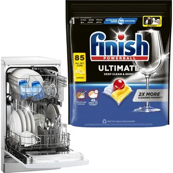 Přípravek do myčky Kapsle do myčky nádobí All in One Finish ULTIMATE 85