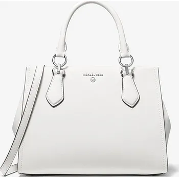 Michael Kors Marilyn medium kožená kabelka bílá + doprava zdarma