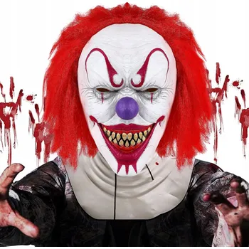 Pleťová maska Latexová maska na obličej - klaun