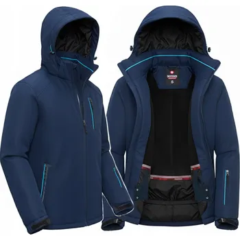 PÁNSKÁ ZIMNÍ BUNDA CANADA LYŽAŘSKÁ NA SVAH TEPLÁ DVOUBAREVNÁ 6XL