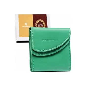 Peněženka Peterson peněženka z pravé kůže zelená - dámská