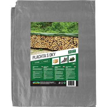 Krycí plachta Plachta kašírovaná zelená 5x6m 55g