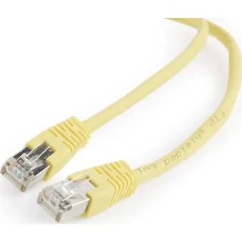 Síťový kabel Patch kabel Gembird F/FTP 5e RJ45 / RJ45 0,5 m žlutý