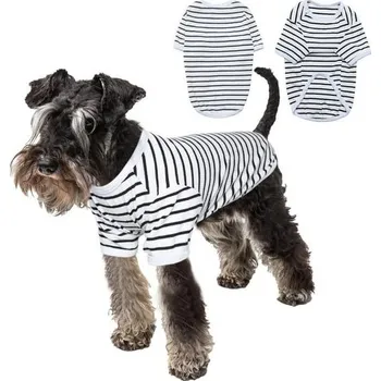 Obleček pro psa Svetr pro psy PetSmiler - Tenký svetr pro psy Malí psi Pruhované trička pro psy pro malé psy Košile