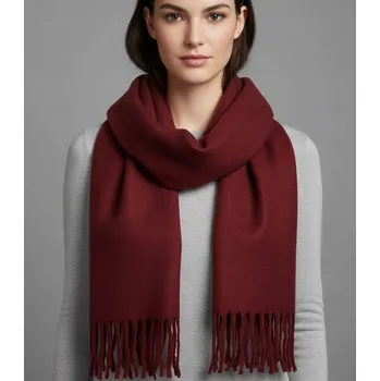 Šála Agrafka šála červená 180 cm - dámská