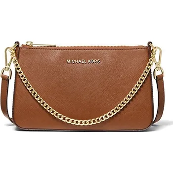 Michael Kors crossbody kabelka saffiano leather hnědá + doprava zdarma