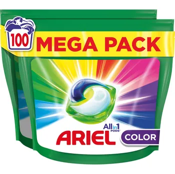 Prací prostředek Ariel All-in-1 PODS Kapsle na praní Color Clean 100 praní