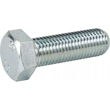 Šroub Šroub s celým závitem DIN933 M16x50 mm, třída 8.8, ocelový, pozink Kramp