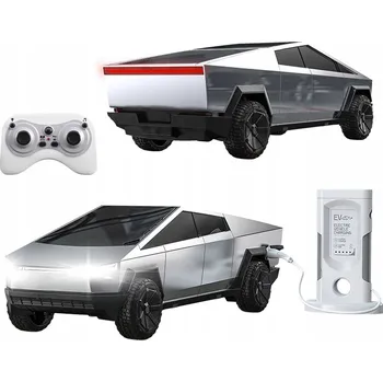 RC model auta DÁLKOVĚ OVLÁDANÉ AUTO PICKUP CYBERTRUCK RC 4x4 LED
