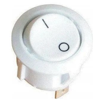 vypínač Malý bílý spínač pro dětská elektrická vozidla (aku) - vypínač/zapínač