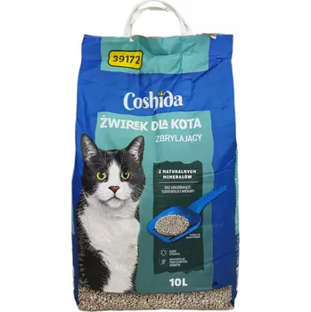 Podestýlka pro kočku Bentonitové Stelivo hrudkující pro kočky Coshida 10 l