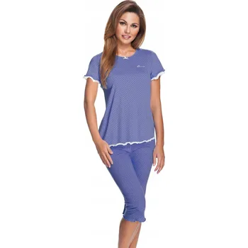 Dámské pyžamo E.Femme dámské pyžamo modal modré velikost 36