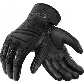 Moto rukavice Motocyklové rukavice krátké VORG HANDFLEX BLACK měkké pohodlné DÁREK