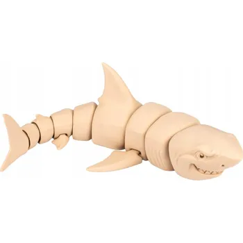 omalovánky Bílý žralok | pohyblivá 3D omalovánka + barvy a štětec