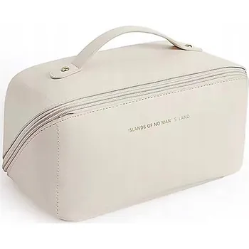 Kosmetická taška Dámská cestovní kosmetická taška z PU kůže Organizér Kufřík 23x21 cm