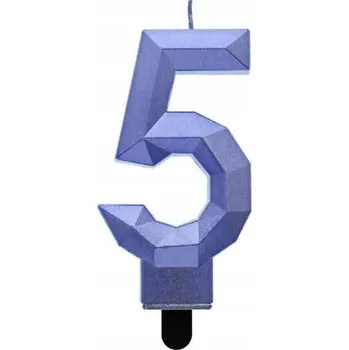 Svíčka Svíčka Godan Číslice 5 k narozeninám