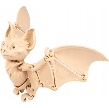 omalovánky Netopýr | pohyblivá 3D omalovánka + barvy a štětec