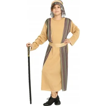 Karnevalový kostým KOSTÝM SVATÝ JOSEF PASTÝŘ BETLÉM PŘEVLEK PRO DĚTI ROUCHO M