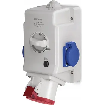 Elektrická zásuvka Scame šedá nástěnná Elektrická Zásuvka