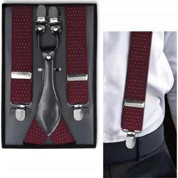 Kšandy Pako Jeans kšandy ke kalhotám červené