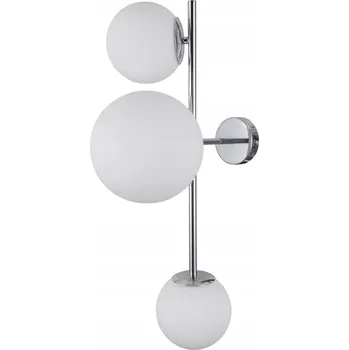 Nástěnné svítidlo Nástěnné svítidlo Italux stříbrné E27 5 W