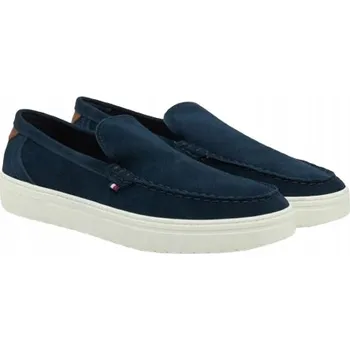 Pánské polobotky TOMMY HILFIGER POLOBOTKY MOKASÍNY KOŽENÉ VEL. 42 DT821