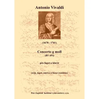 Vivaldi Antonio: Concerto g moll (klav. výtah)