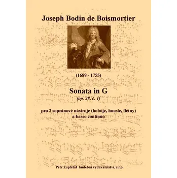 Boismortier Joseph Bodin de: Sonata in G (op. 28, č. 1)