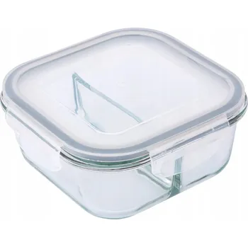 Dóza na potraviny Nádoba na potraviny skleněná, dělený obědový box Altom Design Fresh 0,75 l
